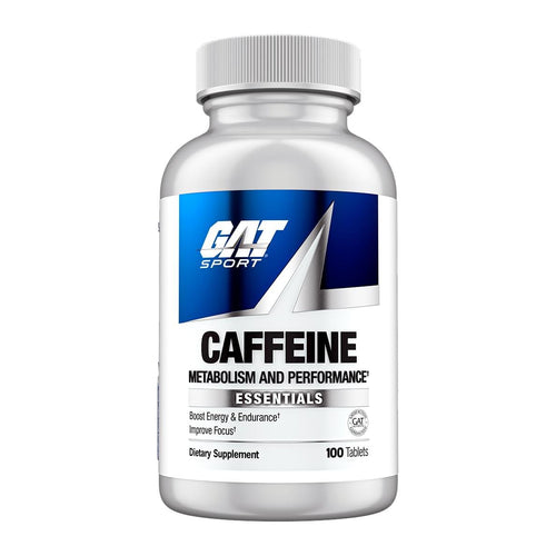 GAT Caffeine Metabolism and Performance | 100 Tablets, front of bottle