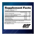 GAT Sport Liver Cleanse 60 Caps, supplement facts panel