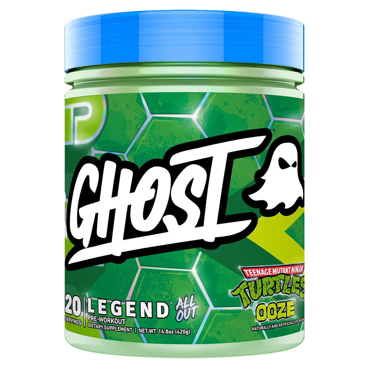 GHOST Legend All Out Pre-Workout 20 Serves Turtles OOZE