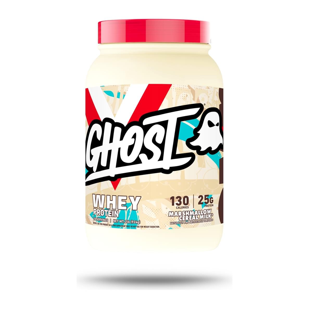 GHOST Whey Protein 2LB, Marshmallow Cereal Milk tub front - Image 3