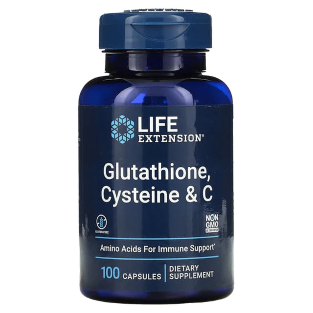 Life Extension Glutathione, Cysteine & C - 100C General SUPPS247 