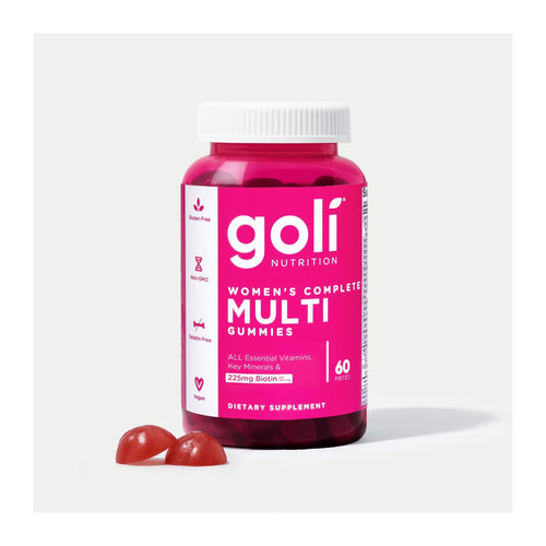 Goli Women's Complete Multi Gummies, 60 Count, front of bottle