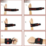 Heavy Duty Wrist Wrap Lifting Straps SUPPS247 