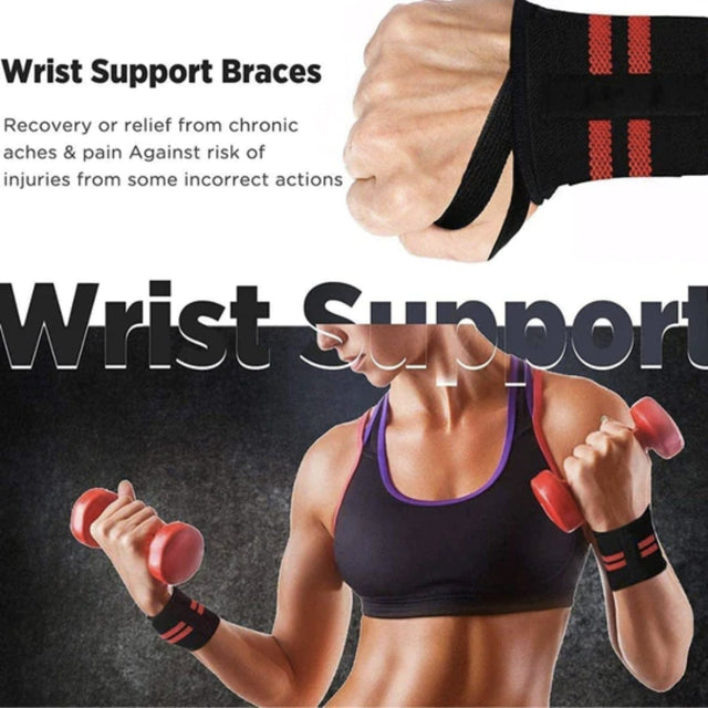 Heavy Duty Wrist Wrap Lifting Straps SUPPS247 