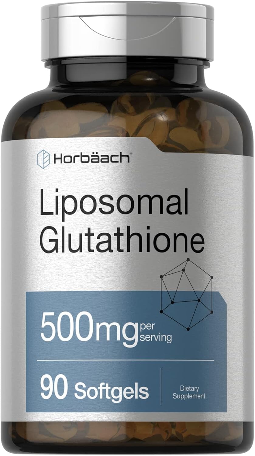 Horbaach Liposomal Glutathione Supplement 500mg | 90 Softgels General Horbaach  - Image 1