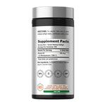 Vitamin K2 MK7 100mcg | 250 Softgels | by Horbaach, supplement facts panel