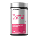 Women's Multivitamin 50 Plus | 60 Coated Caplets | Advanced Vitamin Formula | Non-GMO & Gluten Free Supplement | by Horbaach, front of bottle