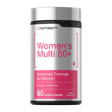 Women's Multivitamin 50 Plus | 60 Coated Caplets | Advanced Vitamin Formula | Non-GMO & Gluten Free Supplement | by Horbaach