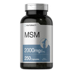 Horbaach MSM Vitamins SUPPS247 2000mg 250 Capsules 