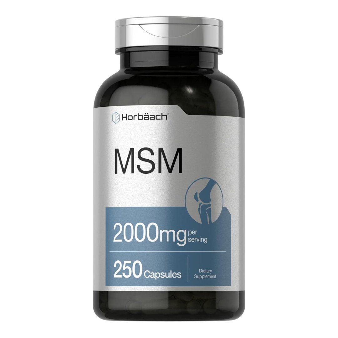 Horbaach MSM Vitamins SUPPS247 2000mg 250 Capsules 