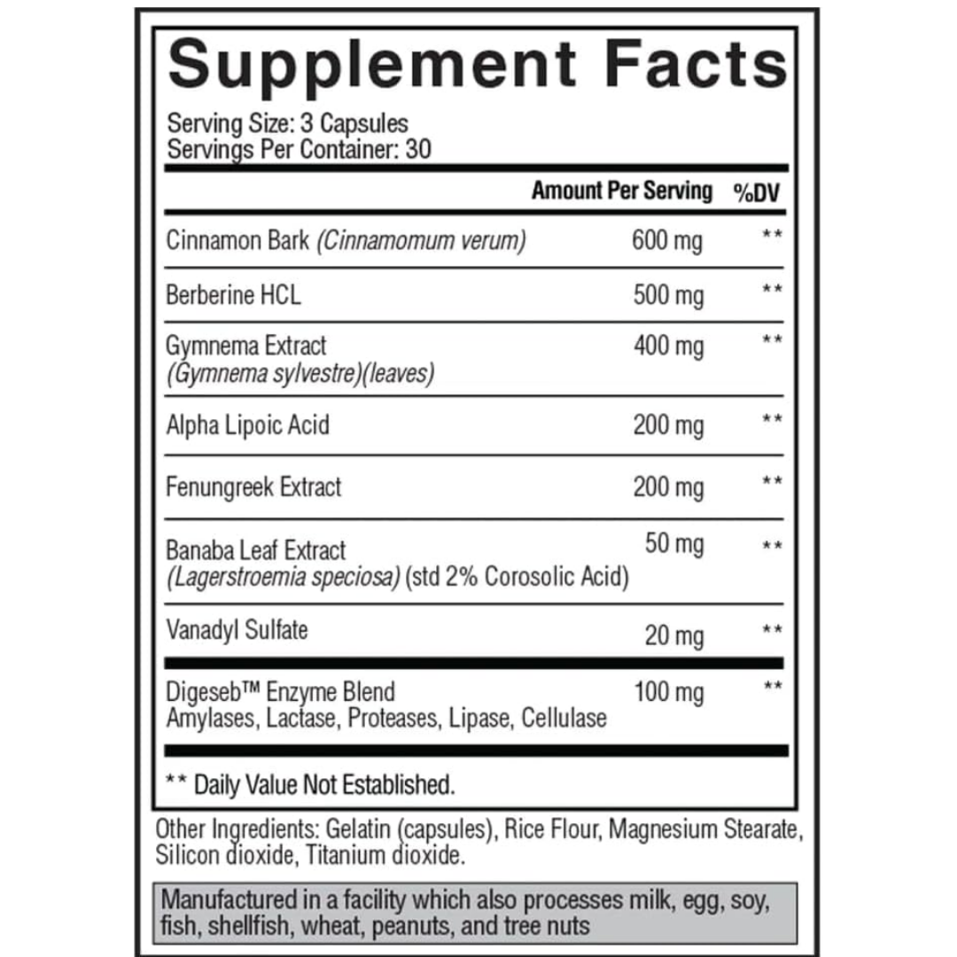 HumaSLIN Supplement Facts Label – 90 Capsules by Condemned Labz | SUPPS247 Australia

