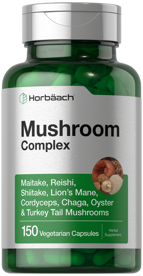 Mushroom Complex Capsules 150 Count by Horbaach