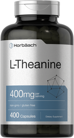 L-Theanine 400mg By Horbaach 400 Count