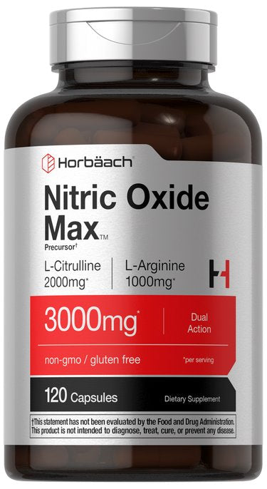 Nitric Oxide Booster 3000mg by Horbaach Nitric Oxide Boosters SUPPS247 
