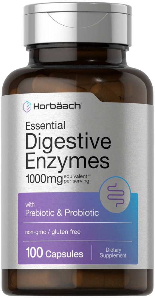 Essential Digestive Enzymes by Horbaach 100 Count - Image 3