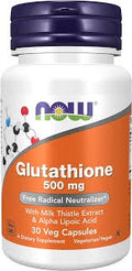 Glutathione 500MG 30 Veg Capsules by NOW