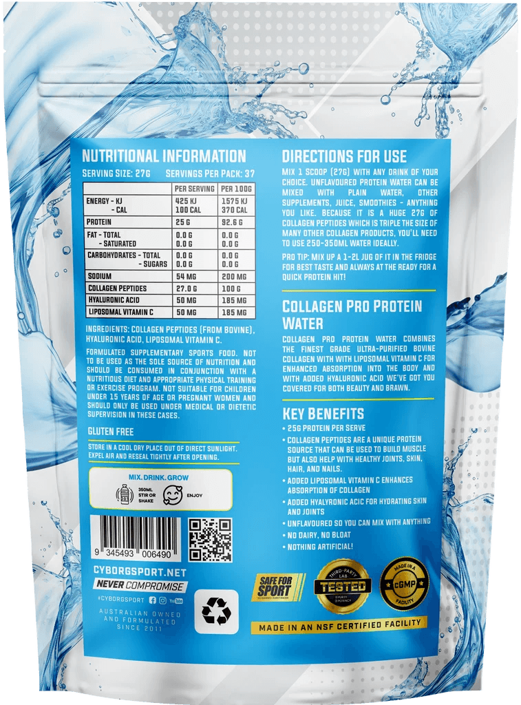 Collagen Pro Protein Water By Cyborg Sports - Image 10