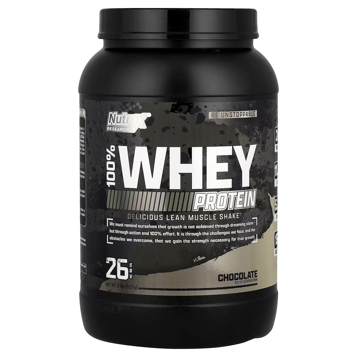 Nutrex 100% Whey Protein Choclate - Image 2