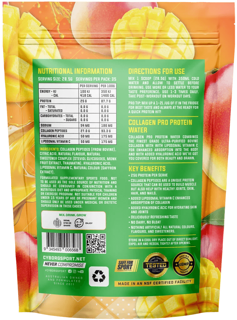 Collagen Pro Protein Water By Cyborg Sports - Image 12