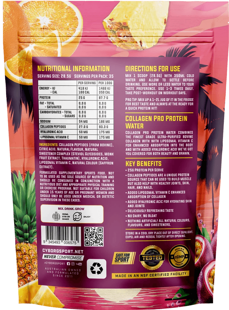 Collagen Pro Protein Water By Cyborg Sports - Image 2