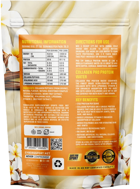 Collagen Pro Protein Water By Cyborg Sports - Image 8