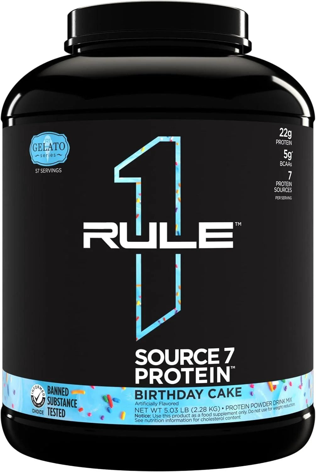 R1 Whey Protein Blend by Rule - Birthday Cake.