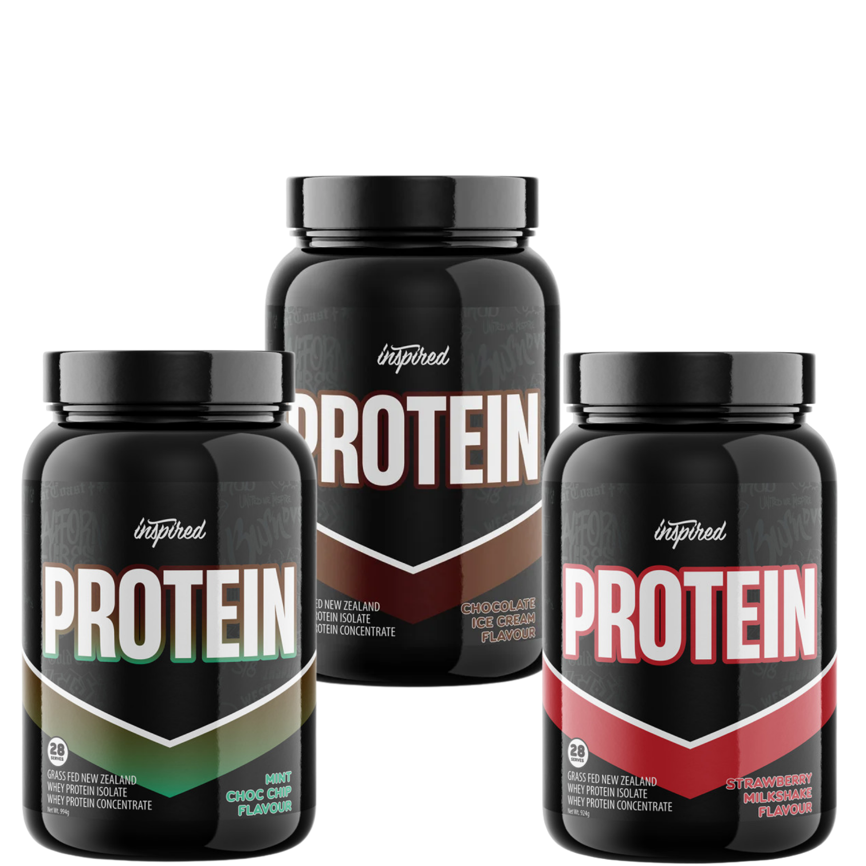 Inspired Nutraceuticals Protein Triple Pack Deal – 3 Protein Tubs for $99.95 | SUPPS247 Australia
