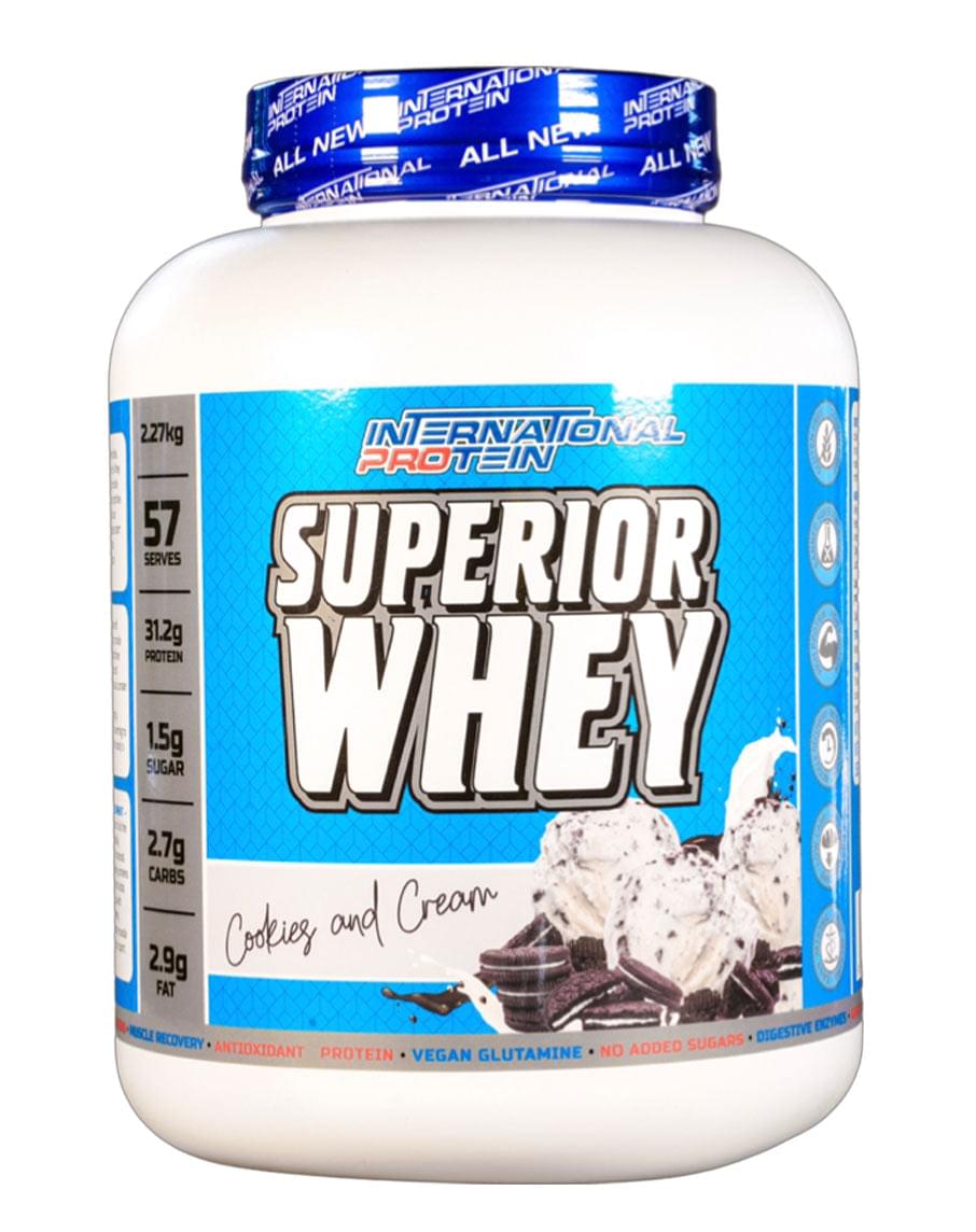 Superior whey protein by International Protein Cookies & Cream 2.27 Kg - Image 10