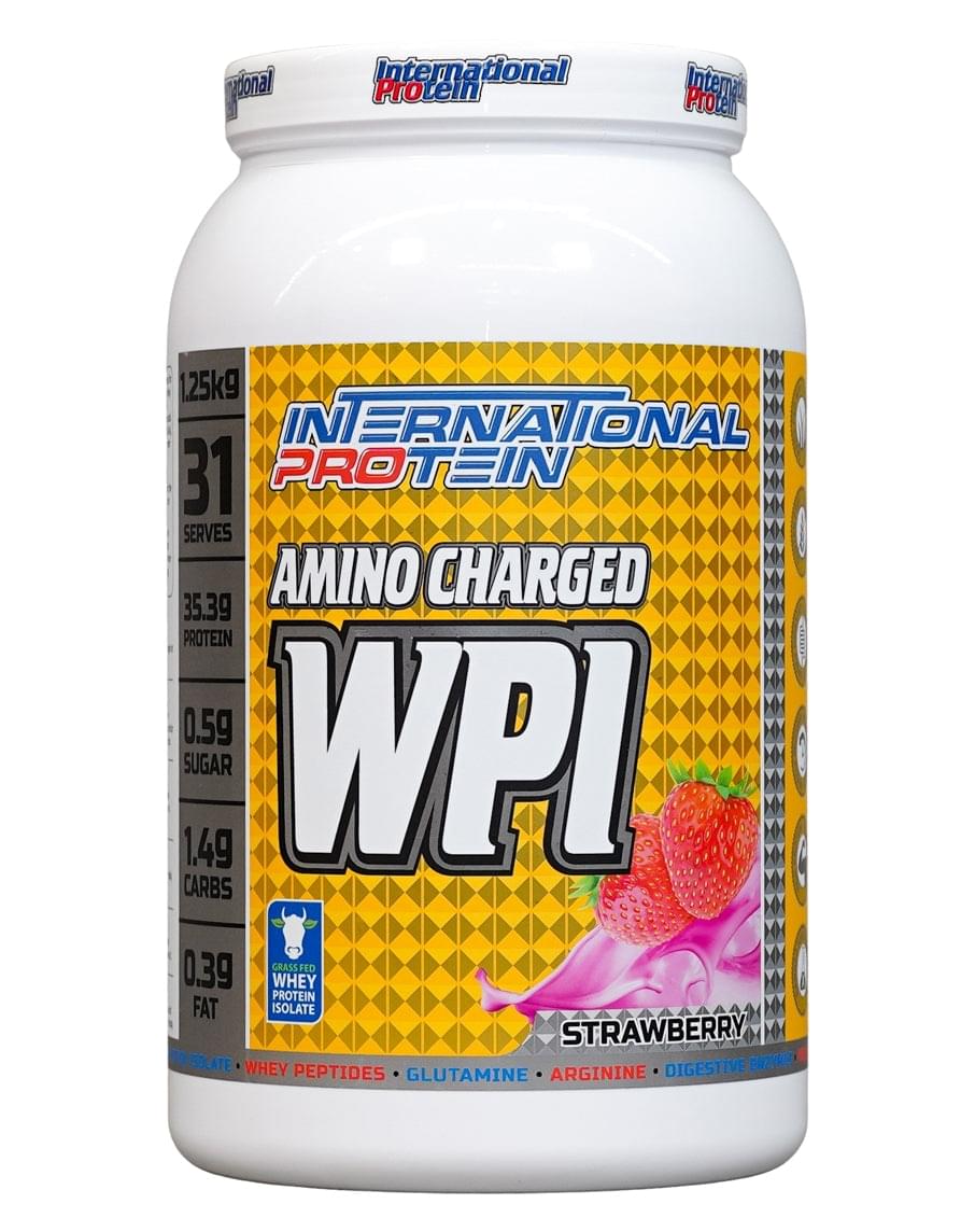 Amino Charged WPI by International Protein 1.25 kg Strawberry