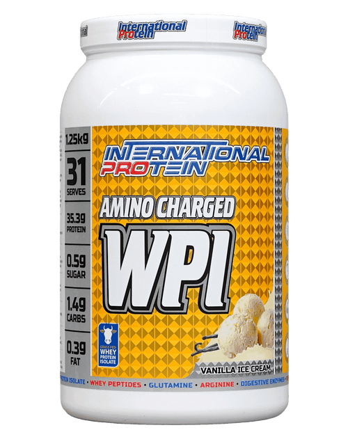 Amino Charged WPI by International Protein 1.25 kg Vanilla Ice Cream'