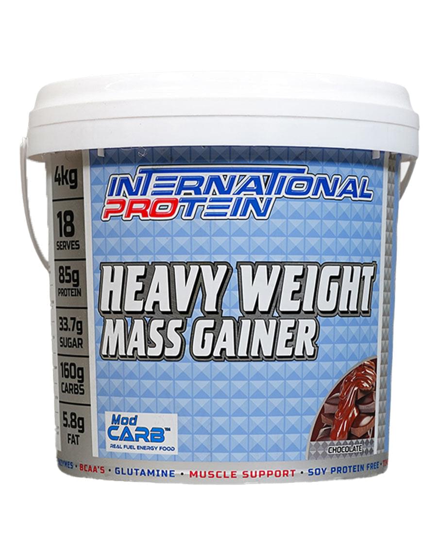 International Protein Heavy Weight Mass Gainer 4 kg Chocolate - Image 2