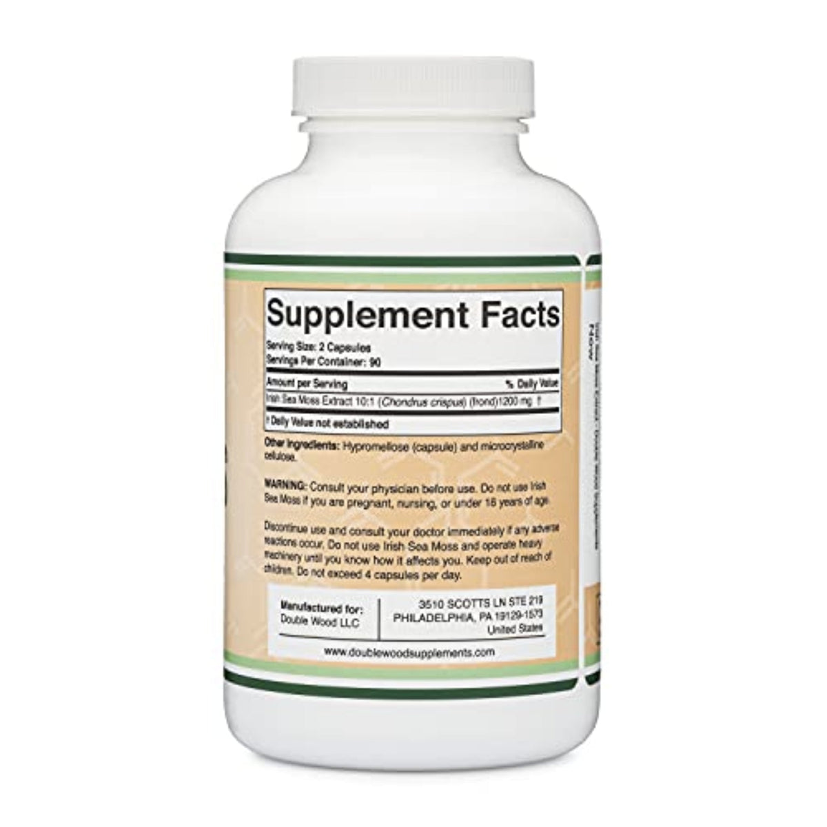 Irish Sea Moss 1200mg Minerals SUPPS247  - Image 2