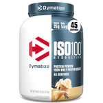 ISO 100 3lbs by Dymatize Gourmet Vanilla 45 servings whey protein isolate tub
