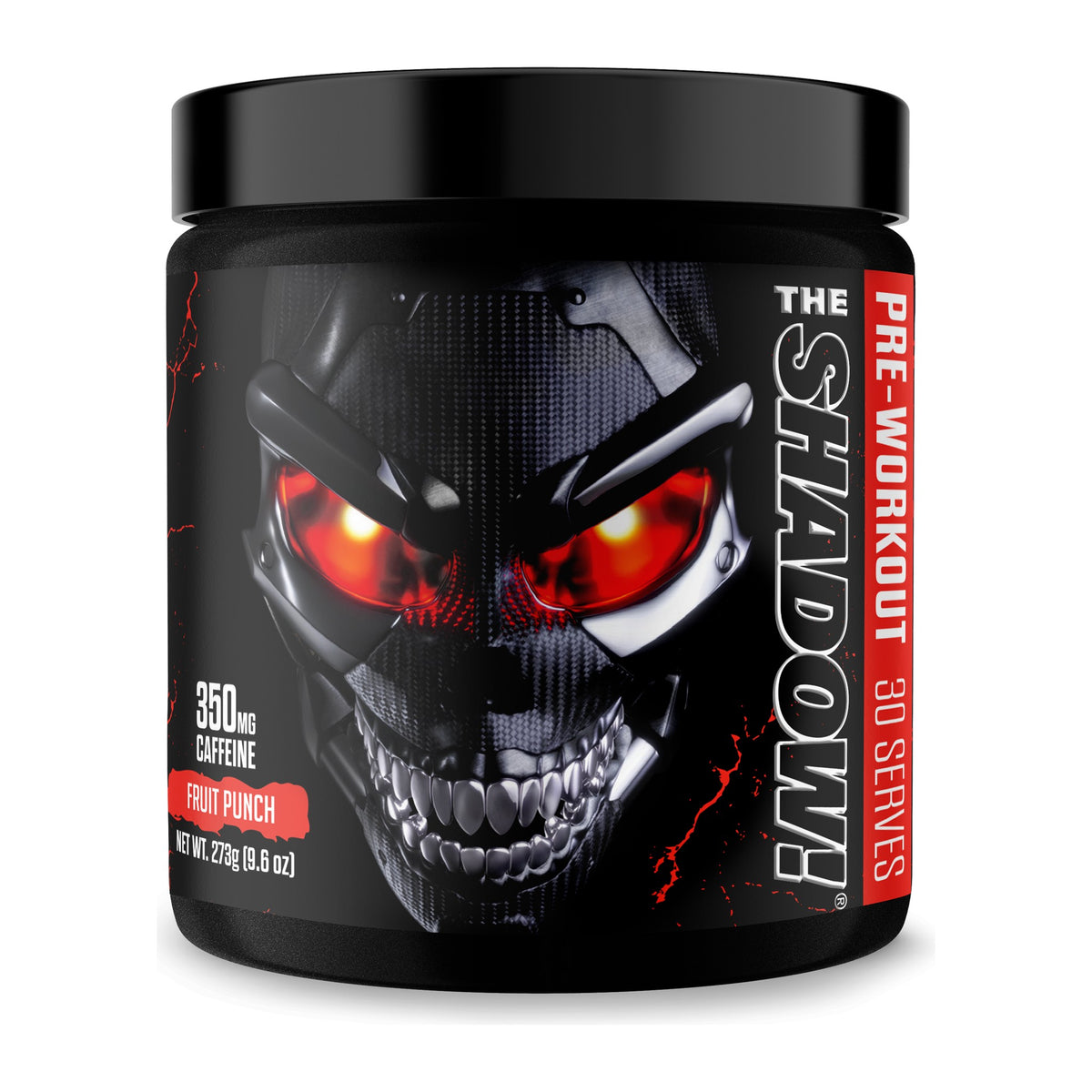 JNX Sports The Shadow Pre-Workout Powder, Fruit Punch tub front - Image 3