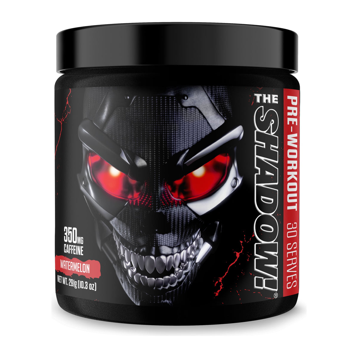 JNX Sports The Shadow Pre-Workout Powder, Watermelon tub front - Image 4