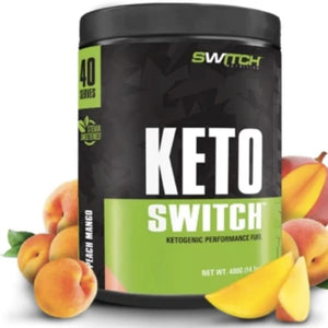 KETO SWITCH (BHB Ketones) by Switch Nutrition FAT BURNER SUPPS247 30 serves Peach Mango 