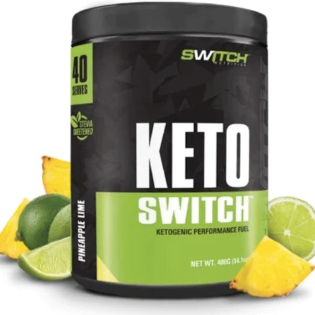 KETO SWITCH (BHB Ketones) by Switch Nutrition FAT BURNER SUPPS247 30 serves Pineapple Lime  - Image 1