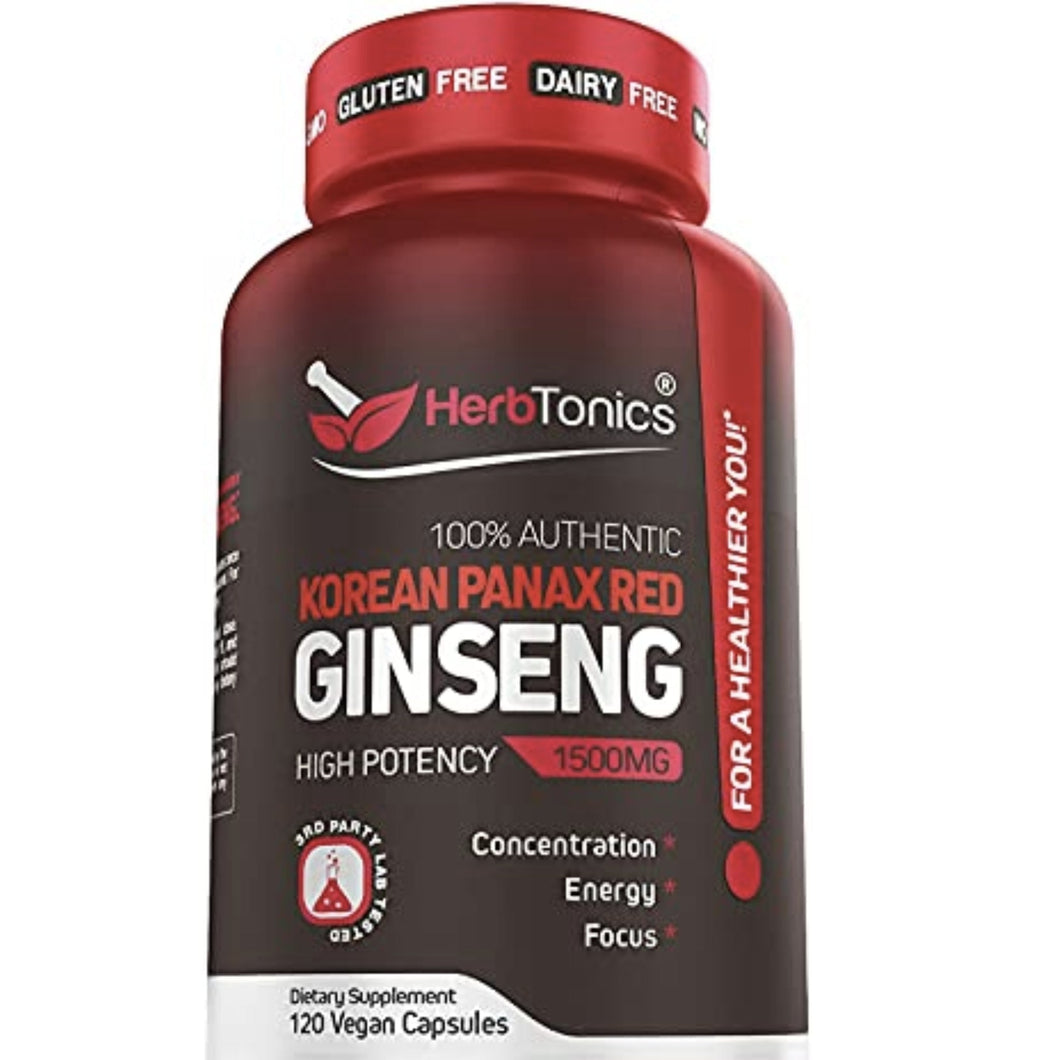 Korean Red Panax Ginseng 1500 mg Ginseng SUPPS247 