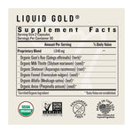 Liquid Gold Lactation by Legendairy Milk, supplement facts panel
