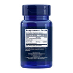 Life Extension Bioactive Folate & Vitamin B12, supplement facts panel