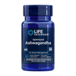 Optimized Ashwagandha by Life Extension, front of bottle