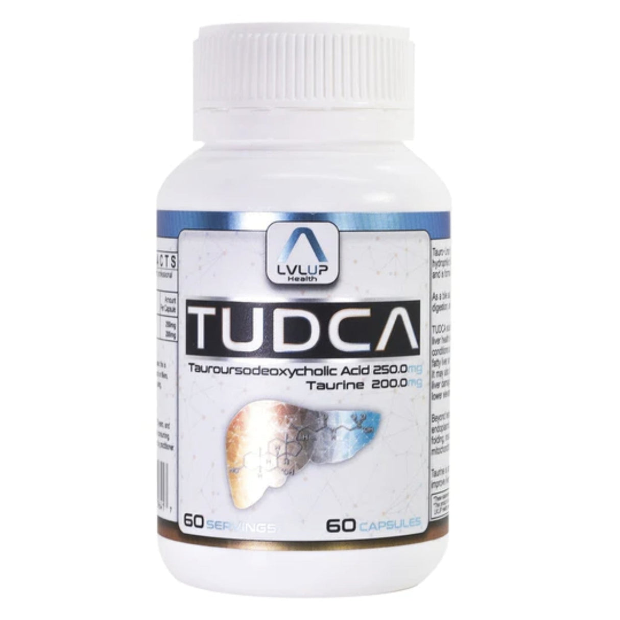 Tudca 250mg By LVLUP Health - 60 Servings liver support SUPPS247 