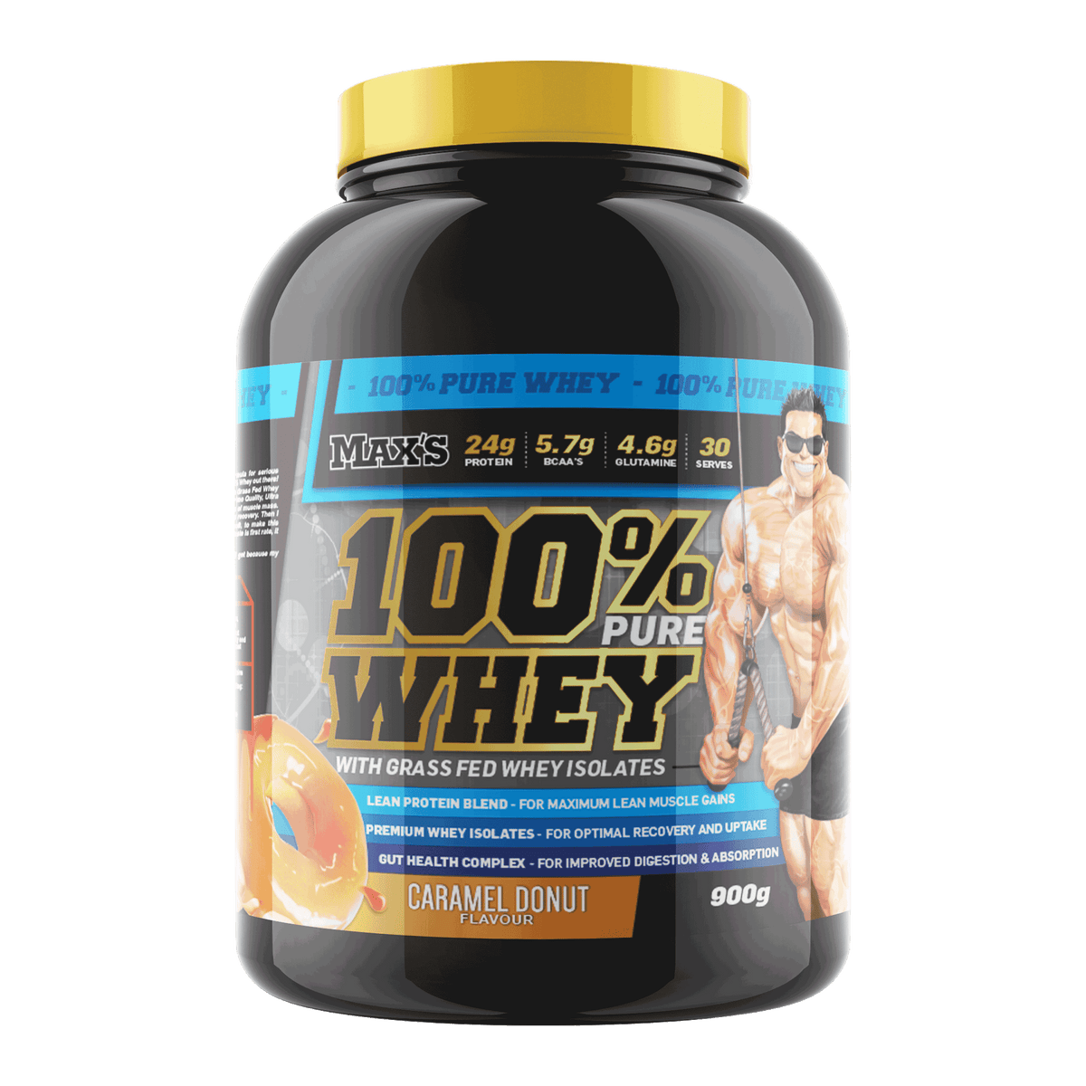 MAX'S 100% WHEY PROTEIN Caramel Donut 2 lbs - Image 5