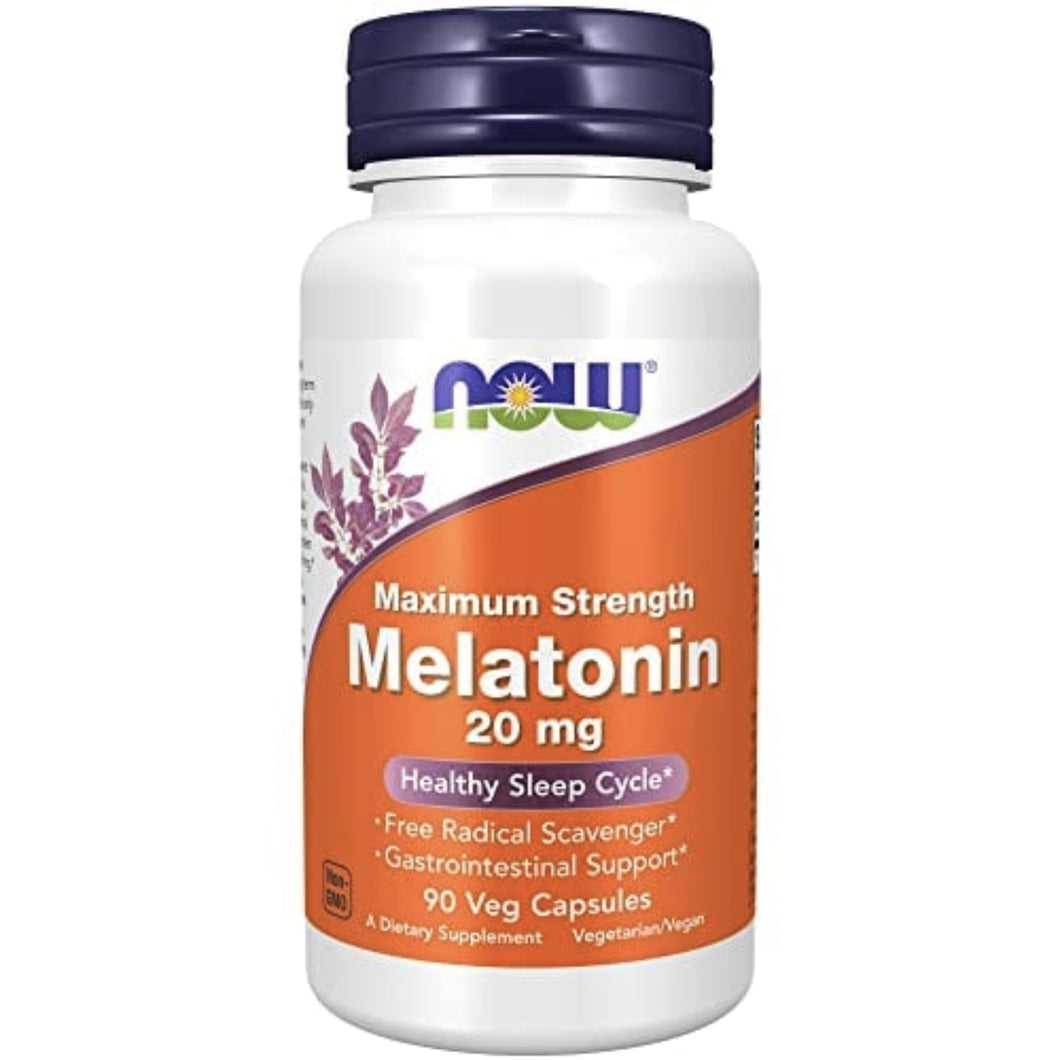 NOW Melatonin 20mg Sleep Supplements SUPPS247 