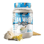 MuscleSport Lean Whey Iso Hydro Protein 2LB, Vanilla Ice Cream tub front