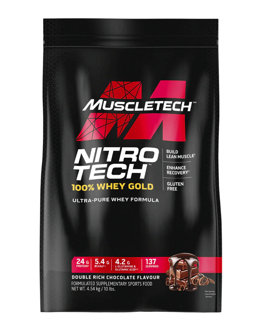 MuscleTech Nitro Tech 100% Whey Gold 10 lbs Rich Chocolate