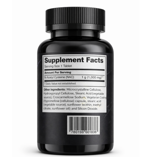 Beast Labs Nutrition NAC 1000mg – 60 Count