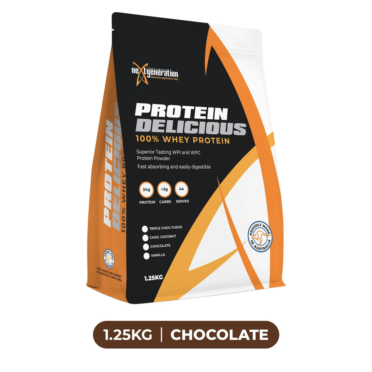 Next Generation Protein Delicious 100% Whey Protein 1.25KG Chocolate - Image 8