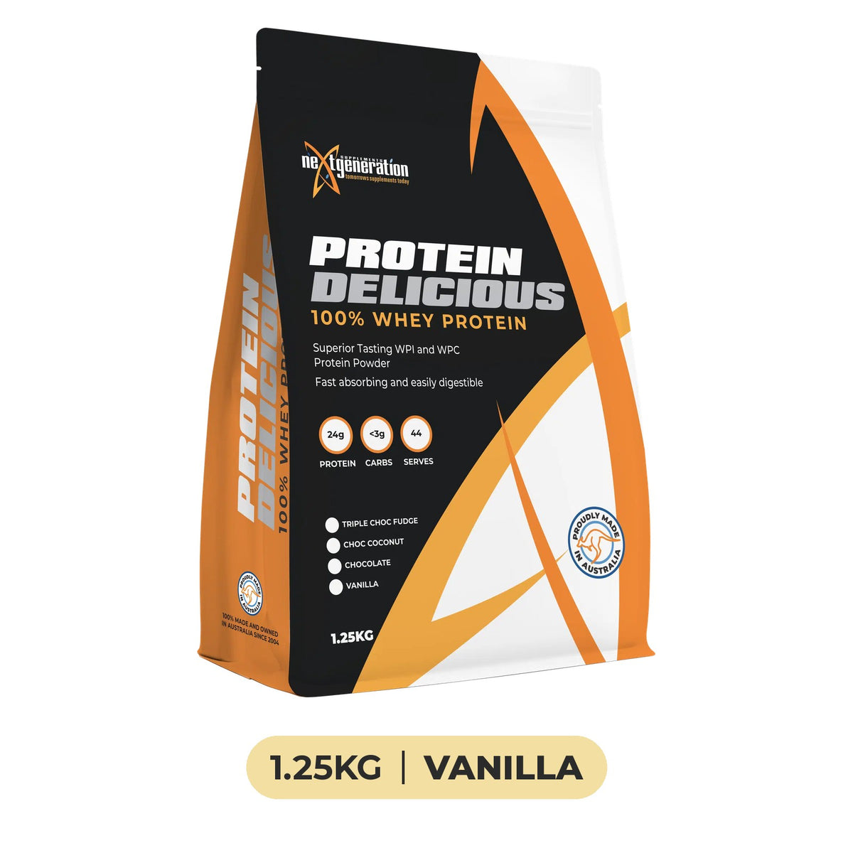 Next Generation Protein Delicious 100% Whey Protein 1.25KG Vanilla - Image 6