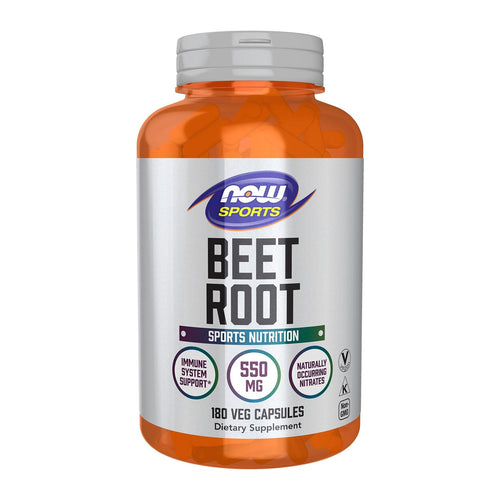 Beetroot 1,100mg. 180 Capsules, By NOW Foods, Sports, front of bottle